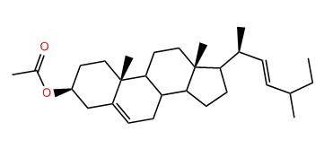 (E)-27-Nor-5,22-ergostadienol acetate